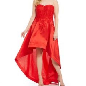 NEW Jodi Kristopher | Red Hi Low Prom Dress